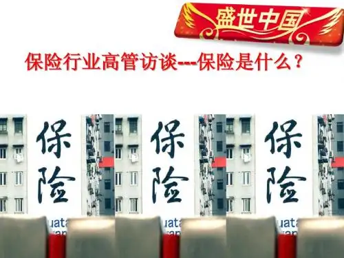 经典：保险行业高管谈保险是什么