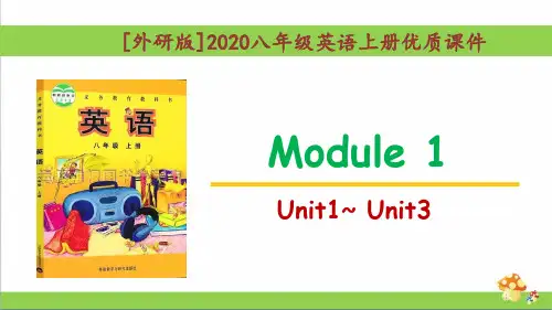 [外研版]八年级上册英语Module11单元课件全套