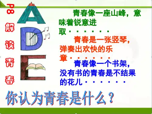 部编人教版《道德与法治》七年级下册1.2成长的不仅仅是身体课件(共24张PPT)