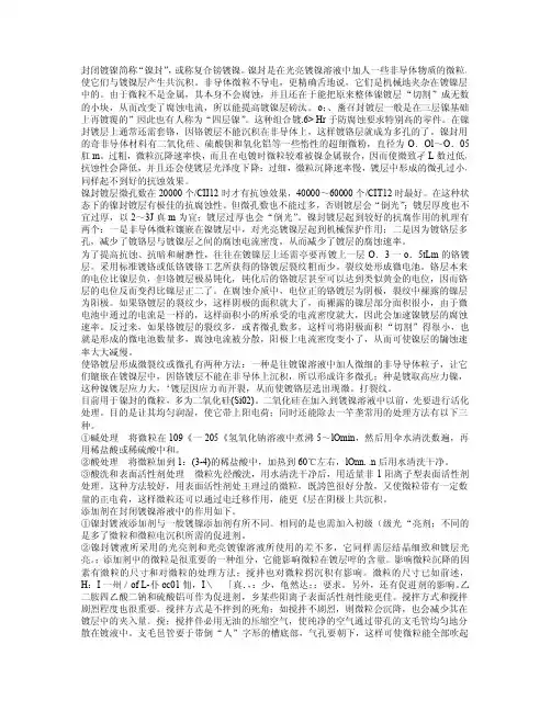 封闭镀镍添加剂与工艺