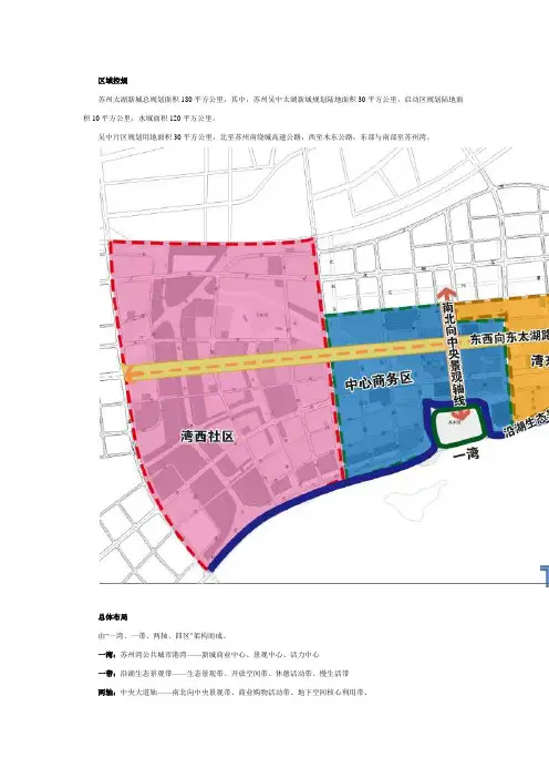 吴中太湖新城规划
