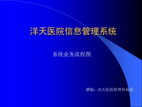 洋天HIS业务流程