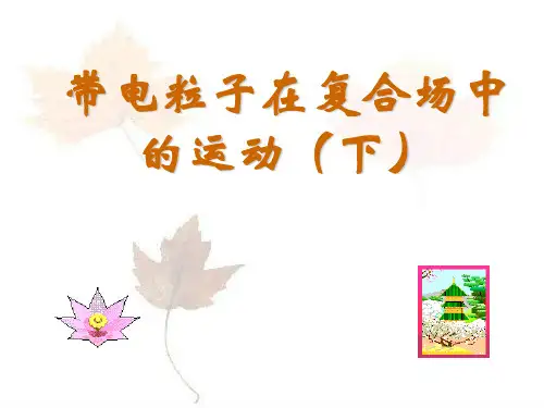 带电粒子在复合场中的运动例题解析(下)