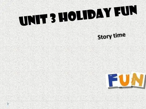 苏教译林版英语六年级上册Unit 3《Holiday fun》ppt课件1