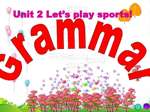 牛津译林版7上 unit 2 grammar 课件 (共14张PPT)