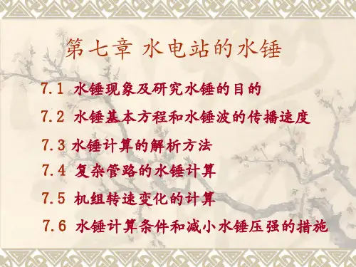 第八章 水锤