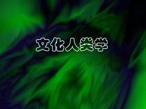 人类学与文化人类学