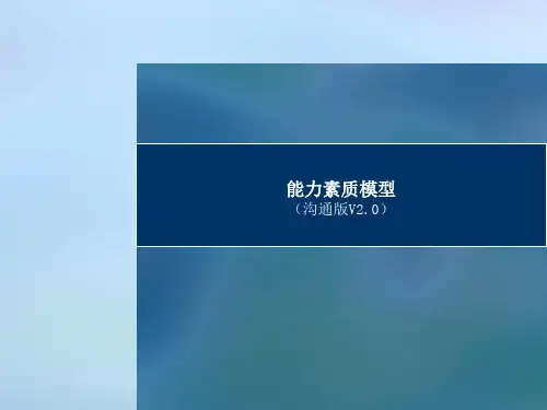 企业员工能力测评模型(ppt 176页)
