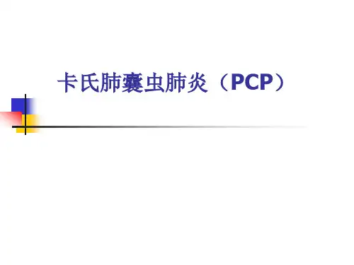 第三章 第二节 卡氏肺囊虫肺炎(PCP)