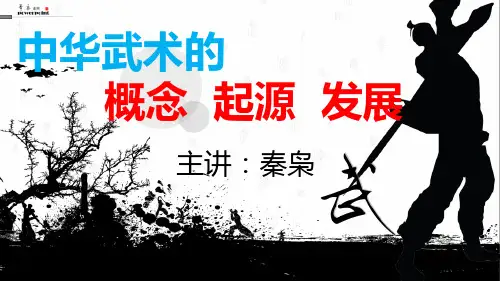 中华武术PPT课件