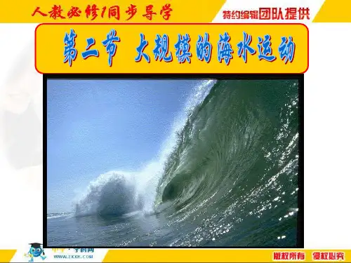 必修1(人教版)第三章第二节 大规模的海水运动(课件)
