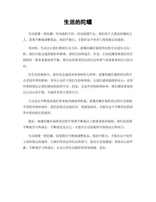 生活的陀螺