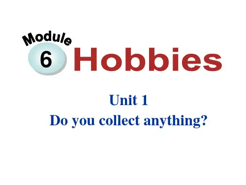 八年级英语外研版下Module 6 Unit 1课件