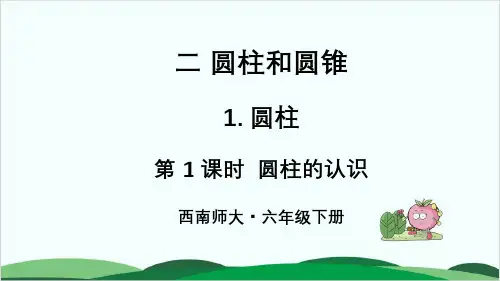 西师大版教材《圆柱》优质PPT1