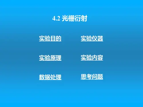 分光计的调节和使用-内蒙古工业大学(精)