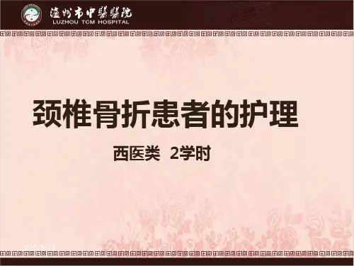 颈椎骨折护理 PPT课件