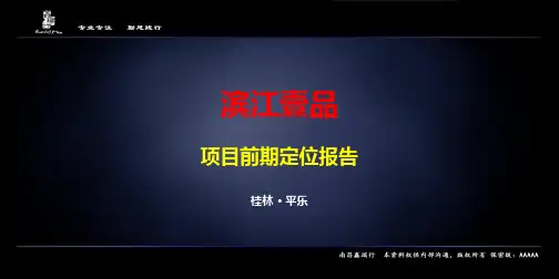 平乐滨江壹品定位报告