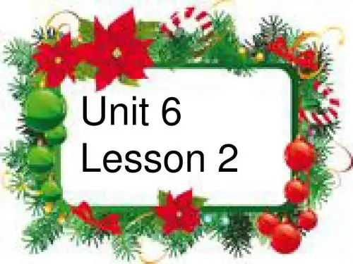 人教版新起点小学二年级上册Unit 6 第二课时