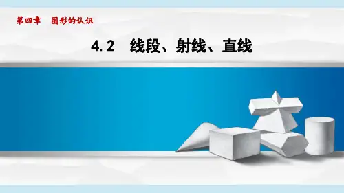 2024年湘教版七年级数学上册 4.2 线段、射线、直线(课件)