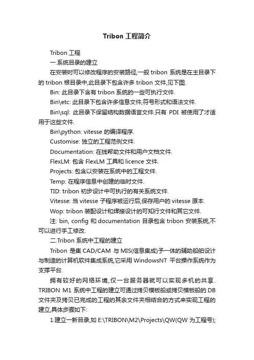 Tribon工程简介