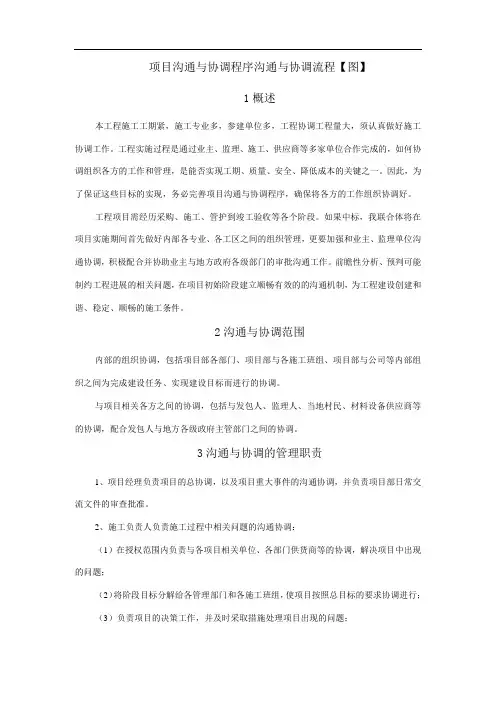 项目沟通与协调程序沟通与协调流程【图】