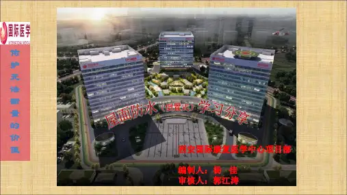 屋面防水工程(倒置式)学习分享资料