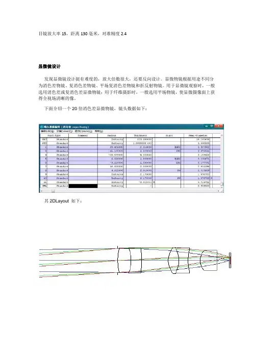 光学作业