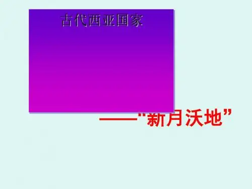 古代西亚国家最新版最新版