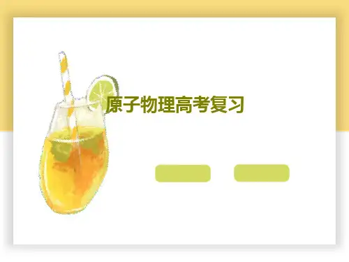 原子物理高考复习共29页文档