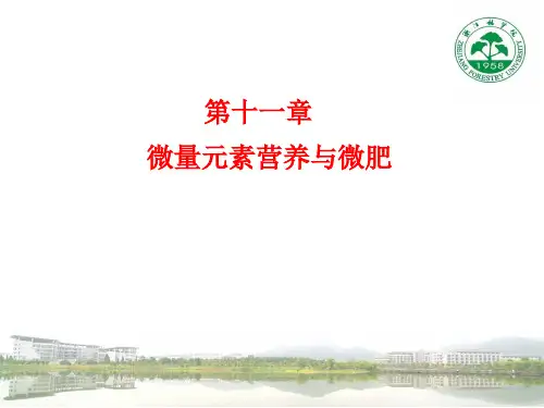 土壤微量元素(土壤肥料科学通论_沈其荣)