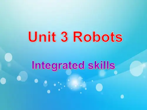 牛津译林版九年级英语下册Unit3 Integrated skills 课件