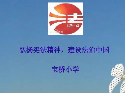 小学生法制教育PPT.