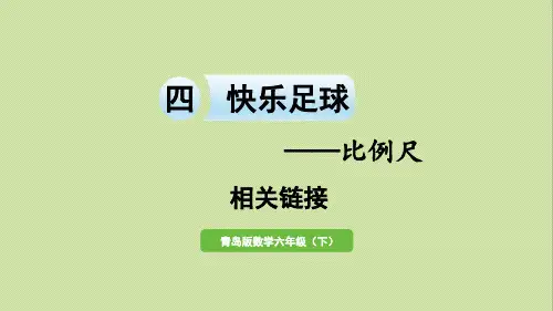 青岛版六年级数学下册 第4单元 相关链接 课件