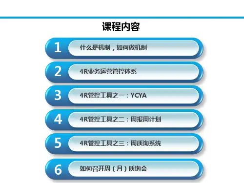 4R战略运营管控PPT课件