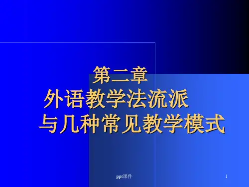 教学法各流派 ppt课件
