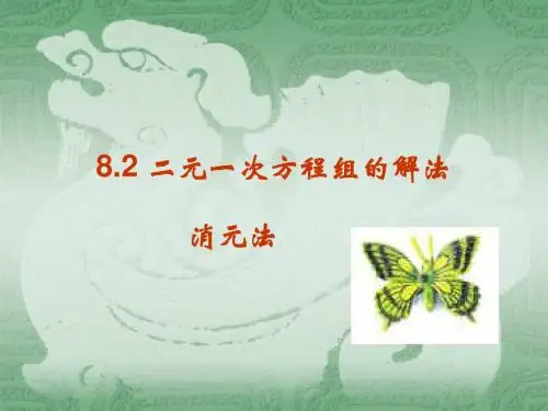 8.2(3)二元一次方程组解法总结