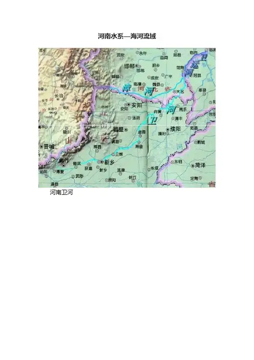河南水系—海河流域