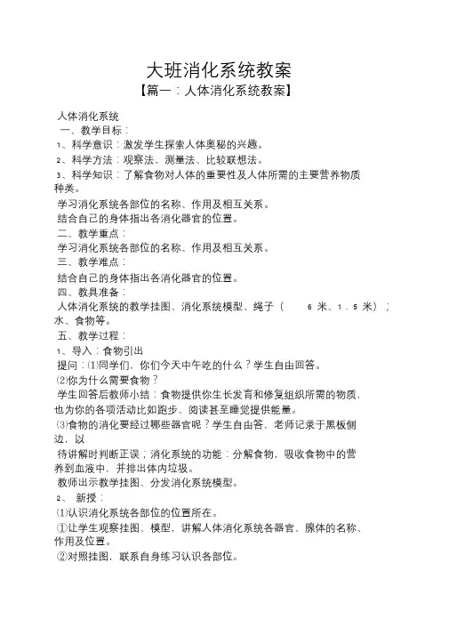 大班消化系统教案.doc