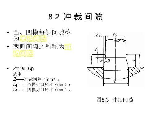 冲裁间隙专业知识讲座