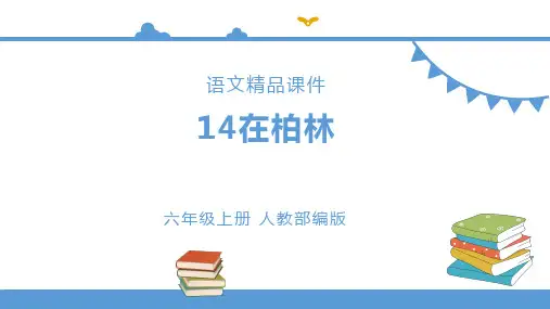 六年级上册语文 14在柏林(人教部编版)【课件】