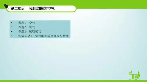 化学中考复习第二单元 我们周围的空气