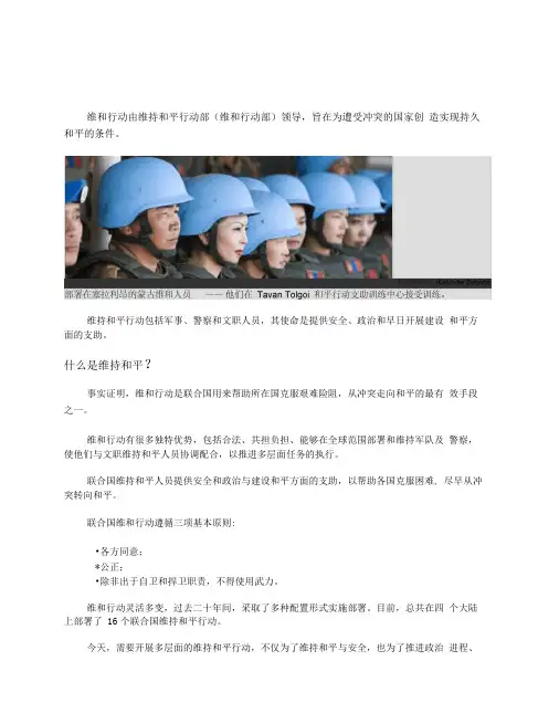 联合国维和行动
