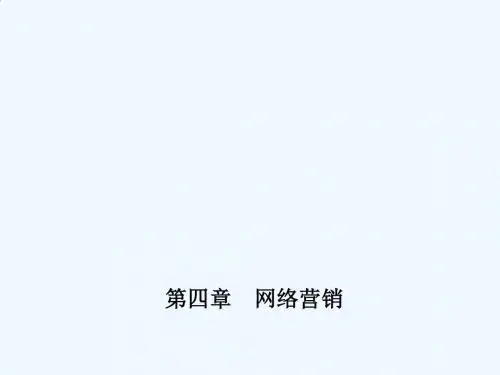 网络营销经典教材PPT(32张)