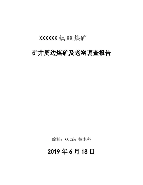 老窖调查报告