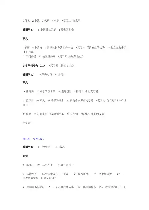 人教版小学语文