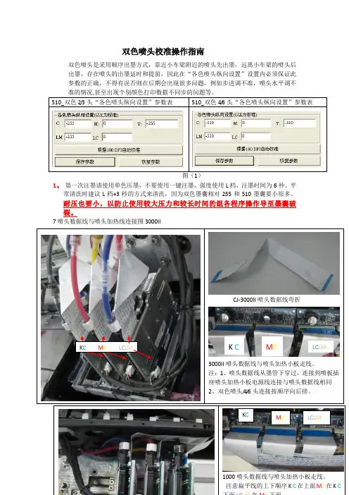 双色喷头校准操作指南2