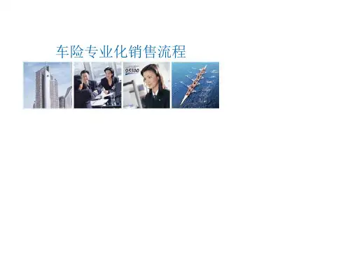 车险专业化销售流程