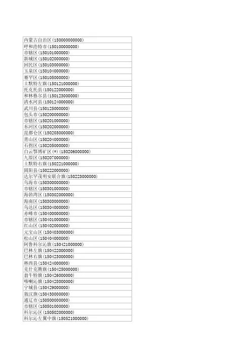 行政区划代码(12位)