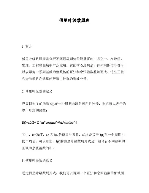 傅里叶级数原理