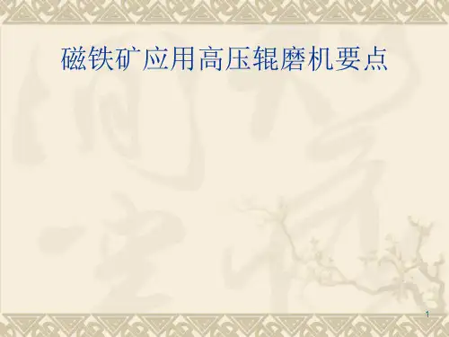 高压辊磨机应用ppt课件